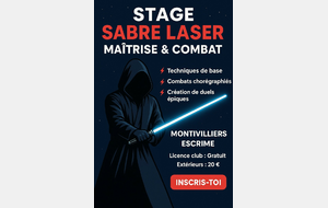STAGE DE SABRE LASER 