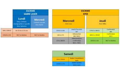 NOUVEAUX HORAIRES 2025-2026