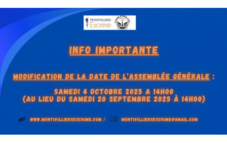 ASSEMBLÉE GÉNÉRALE-ANNULE ET REMPLACE