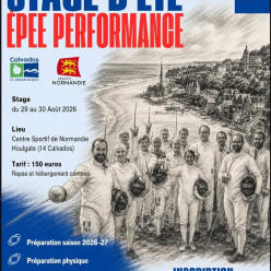 STAGE D'ÉTÉ ÉPÉE PERFORMANCE
